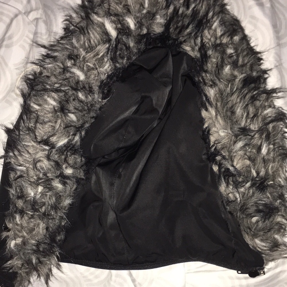 Super cute black full length coat!!